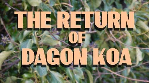 Dagon koa's title screen.